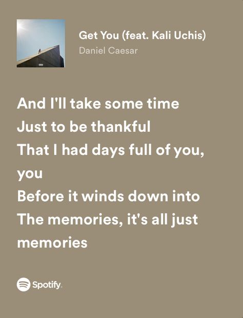 Get You Daniel Caesar Spotify, Get You Daniel Caesar, Daniel Caesar, Spotify Premium, Yours Lyrics, Kali Uchis, Lyrics Aesthetic, September 23, Favorite Song