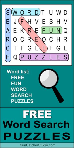 Word Search (Free Printable PDF puzzles) – DIY Projects, Patterns, Monograms, Designs, Templates Diy Word Search, Make Your Own Word Search, Word Search Free Printable, Free Word Search Puzzles, Create Your Own Puzzle, Word Search Puzzles Printables, Free Printable Word Searches, Free Word Search, Free Printable Numbers