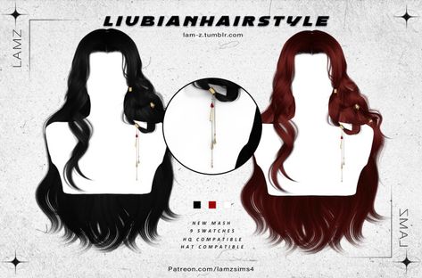 Sims 4 Black And White Hair, Sims 4 Cc Hair Curtain Bangs, Long Sims 4 Hair Cc, Sims 4 Extra Long Hair Cc, Sims 4 Cc Wavy Hair, Sims 4 Cc Long Hair, Sims 4 Long Hair Cc, Ts4 Hair, Sims 4 Hair Male