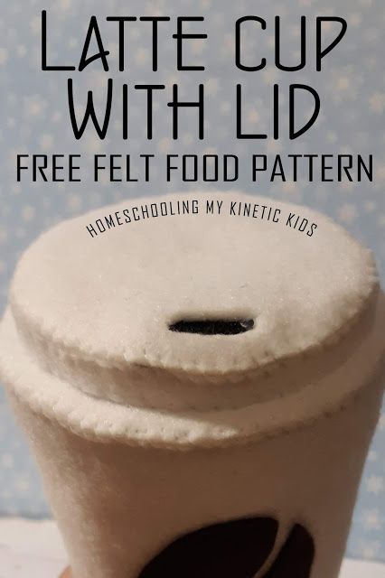 Felt Cup Pattern, Felt Meals Play Food, Felt Piping Bag Pattern, Felt Food Templates Pattern Free Printable, Free Felt Food Patterns Printables, Felt Play Food Patterns Free, Felt Food Patterns Free Templates, Felt Food Templates, Halloween Cafe