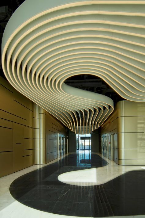 Administrative Building, Commercial And Office Architecture, Parametric Architecture, Parametric Design, Lobby Design, Education Architecture, Salou, Commercial Interior Design, Hospitality Design