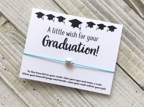 Graduation Wish Bracelet Class of 2023 Bracelet Seniors Wish - Etsy If You Want Something, Class Of 2024, Wish Bracelets, Cord Bracelet, Wishes For You, Cellophane Bags, Cord Bracelets, Custom Bracelets, It's Fall