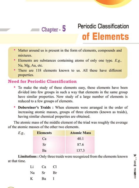 Class 10 Science Periodic Classifications of Elements Notes, Important Questions & Practice Paper Periodic Classification Class 11 Notes, Classification Of Elements Notes, Periodic Classification Of Elements, Class 10 Science Notes, 11th Chemistry Notes, Compounds And Mixtures, Class 10 Science, 11th Chemistry, Law Notes