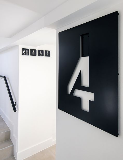 Environmental Signage, Floor Signage, Unique Office Spaces, Kindergarten Interior, Signage Signs, Wayfinding Design, Hotel Concept, Deco Studio, Interior Fit Out