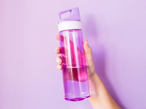 17 Best Water Bottles of All Sizes and Prices in 2022 | SELF Holding Water Bottle, Clean Water Bottles, Fertility Problems, Hydrogen Water, Eating Before Bed, Best Water Bottle, Food Storage Boxes, Drink More Water, Reusable Water Bottles