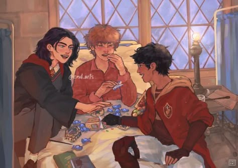 Sirius Black Remus Lupin, Marauders Fanart, Remus And Sirius, Marauders Fan Art, Harry Potter Artwork, Harry Potter Comics, All The Young Dudes, Remus Lupin, Harry Potter Marauders