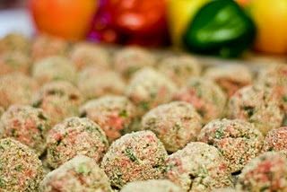 Alton Brown Meatballs, Bake Ahead, Baked Meat, Meatball Sandwiches, Baked Meatball Recipe, Baked Meatballs, Meatball Bake, Sausage Bake, Alton Brown