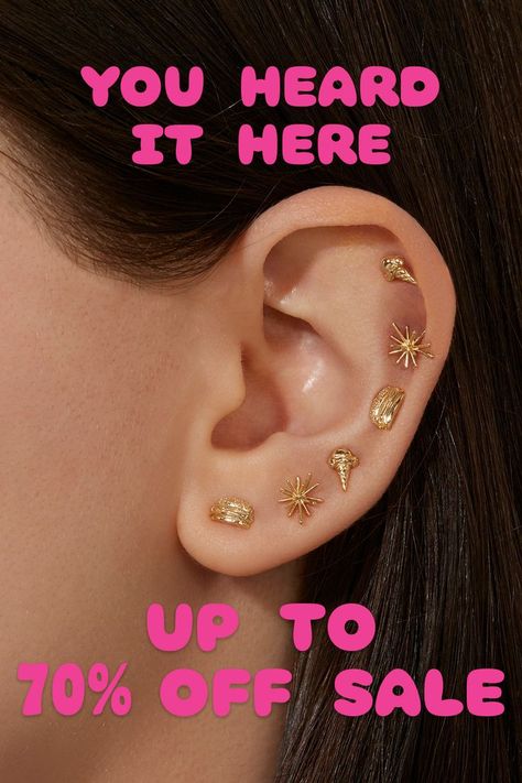 Weird Piercings, Cool Ear Piercings, Pretty Ear Piercings, Piercing Ideas, Jewelry Inspo, Ear Jewelry, Just In Time, To Sleep, To Miss