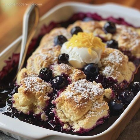 Delicious Blueberry Cobbler Recipe - My Home Made Recipe Blueberry Cobbler Oatmeal, Blueberry Cobbler Recipe, Citrus Sauce, Blueberry Cobbler Recipes, Chef Gordon, Blueberry Desserts, Blueberry Cobbler, Cobbler Recipe, Sweet Citrus