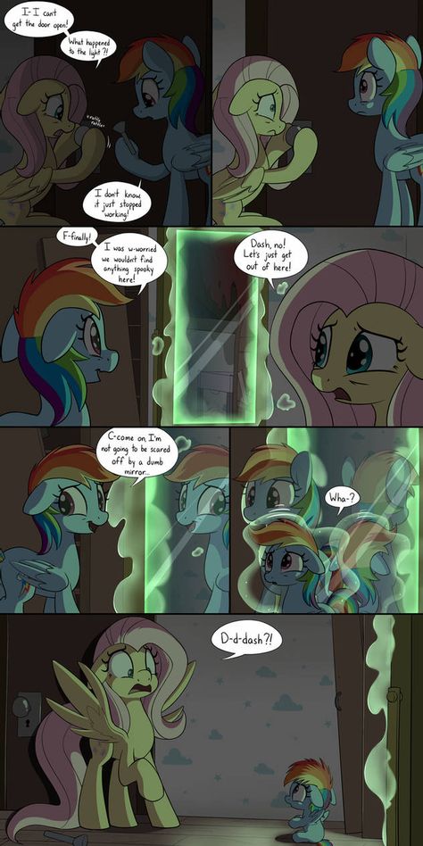 Secret Of The Haunted Nursery (3/7) by skitterpone on DeviantArt Haunted Nursery, Ghost Comic, Pony Style, Mlp Comics, Httyd Dragons, My Lil Pony, Kaiju Art, My Little Pony Comic, Mlp Equestria Girls