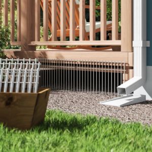 Backyard Dog Area, Walk In Chicken Run, Deck Skirting, Walk In Chicken Coop, Under Deck, Dog Barrier, Pet Frame, Dig Gardens, Garden Fence Panels