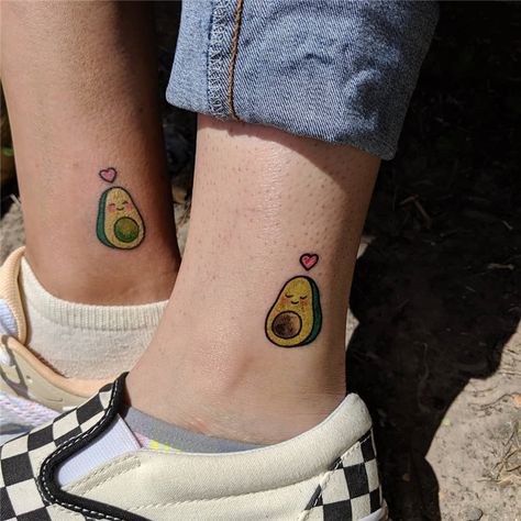 Best Friend Matching Tattoo Ideas For Your Inspiration; Friend Matching Tattoo; Matching Tattoo; Tattoo; Friend Tattoo; Tattoo Designs #tattoo #friendtattoo #friendmatchingtattoo #matchingtattoo #tattoodesigns Teapot Tattoo, Unique Tattoos Black Women, Cute Best Friend Tattoos, Avocado Tattoo, Matching Bff Tattoos, Matching Best Friend Tattoos, Bestie Tattoo, Relationship Tattoos, Bff Tattoos