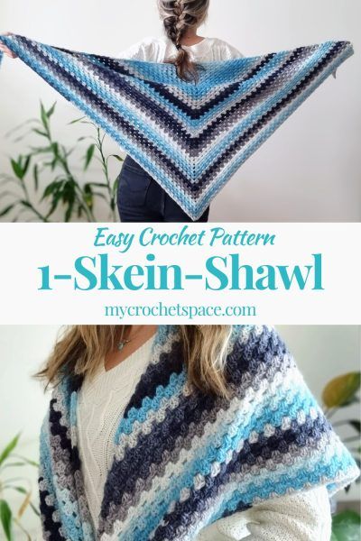 Small Shawl Crochet Pattern, Easy 1 Skein Crochet Shawl, Basic Shawl Crochet Pattern, Corner To Corner Shawl Crochet Pattern, Crochet Granny Triangle Shawl, Granny Stitch Triangle Shawl, Granny Stitch Crochet Projects, Granny Crochet Shawl, Triangular Crochet Shawl Pattern