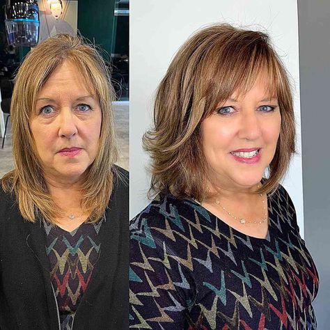 Mid Length Straight Hair, Beige Blonde Hair Color, Women In Their 50s, Shaggy Hairstyles, Best Bob Haircuts, Hair Over 50, Square Face Hairstyles, Shaggy Hair, Instagram Hairstyles