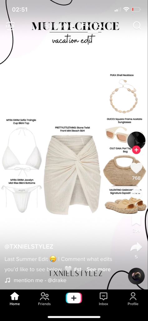 Holiday Outfit Inspo, Vacay Outfits, Beach Skirt, Virtual Stylist, Holiday Outfit, Baddie Outfits Casual, Twist Front, Baddie Outfits, Vacation Outfits