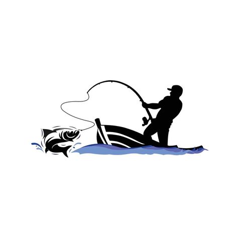 fishing people silhouette vector icon Fishing Icon, Fishing Silhouette, Fishing Painting, People Silhouette, Fishing Png, Fish Pictures, Acrylic Paint Mediums, Planet Icon, Fly Fishing Art