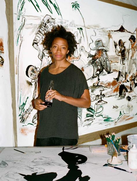 Black Female Artists, Turbine Hall, Kara Walker, Lisson Gallery, Black Figure, Tate Gallery, Artistic Installation, Artist Aesthetic, Performance Artist