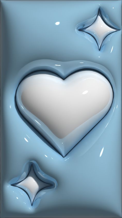 Blue Heart 3d Wallpaper, Light Blue Wallpaper 3d, 3d Wallpaper Blue And White, 3d Lockscreen Blue, Blue Bubble Wallpaper, Blue Heart 3d, Blue And White Wallpaper Iphone, Blue 3d Wallpaper, Slime Background