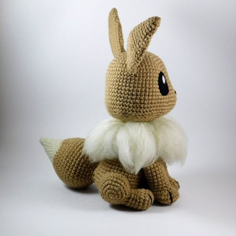 Free Eevee Inspired Amigurumi Pattern — 1Up Crochet Pikachu Crochet, Pokemon Crochet Pattern, Pokemon Crochet, Jacket Crochet, Crochet Pokemon, Crochet Terminology, Pokemon Pattern, Crochet Animals Free Patterns, Basic Crochet Stitches