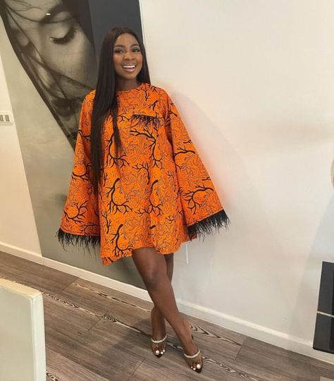 Kampala Short Gown Style, Ankara Free Gown Styles For Women, Free Gown Ankara Styles, Short Flare Gown Styles, Ankara Mini Dress, Ankara Shift Dress, Wax Dress, African Print Pants, Ankara Short