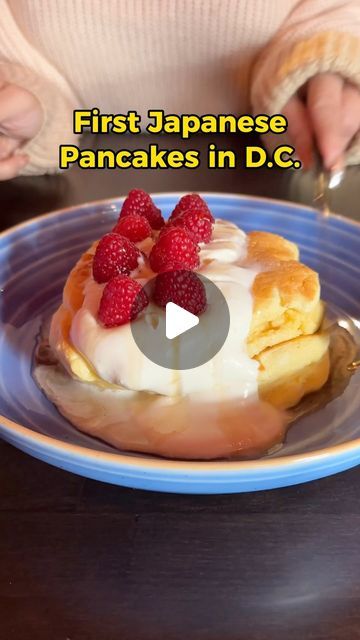 Soufflé Pancakes, Flavored Pancakes, Japanese Pancake, Souffle Pancakes, Washington Dc, Pancakes, Washington, Travel, Instagram