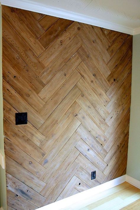 Herringbone Wall, Wood Accent Wall, Plank Walls, Wood Flooring, Wood Accents, Home Reno, Wood Planks, Wooden Walls, Antalya