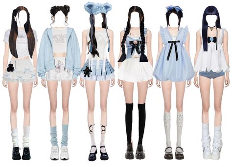 [ ILLIT - Magnetic ] Stage outfits outfit ideas | k-pop #kpop Outfit Ideas Teacher, Korean Outfits Kpop, Scripting Ideas, Kpop Fits, Outfit Kpop, Pop Ideas, Group Outfits, Kpop Concert Outfit, Idol Outfit