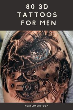 Put your eyes to the ultimate perception test. These 3D tattoos aren’t just inspirational to look at, their also down right mind-wrenching.When it comes to adding three dimensional life to the skin, it takes a seriously talented tattoo artist. Best 3d Tattoos, Amazing 3d Tattoos, Flamingo Nails, Makeup Life Hacks, Crystal Tattoo, Relationship Tattoos, Cat Eye Lash, D Tattoo, Cool Tattoos For Guys