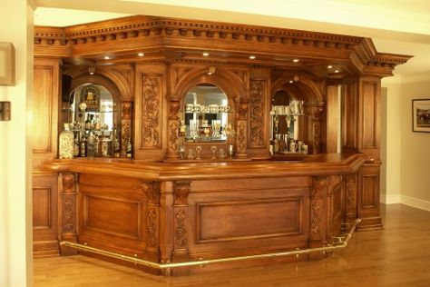 Basement Bar Plans, Custom Home Bars, Pub Interior, Home Bar Rooms, Home Bar Sets, Bar Sala, Basement Bar Designs, Home Bar Design, Pub Design