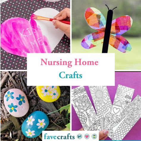 Arts And Crafts For Seniors Nursing Homes, Easy Diy Crafts For Seniors, Crafts To Do With Nursing Home Residents, Diy Elderly Crafts, Care Home Arts And Crafts, Craft For Elderly Nursing Homes, Art And Craft Ideas For Seniors, Painting Ideas For Elderly, Nursing Home Painting Ideas