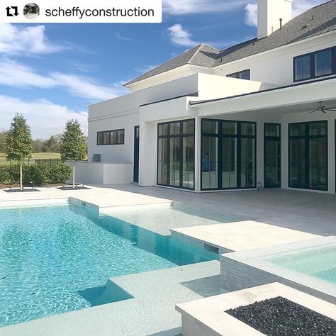 Even though the weather is finally turning colder, this custom outdoor living is ready for summer 🏖🏝 ☀️ @scheffyconstruction @makairapools @makairalandscape @annemccanlessdesigns #poolside #poolparty #outdoorliving #windows #customhomes #instahome #design #residentialarchitecture No I In Team, I In Team, Robert Williams, Sweet Summertime, Big Thanks, Residential Architecture, Home Construction, Come Together, Custom Homes