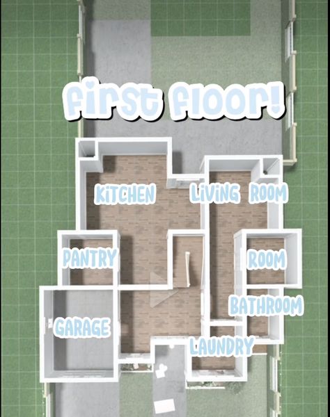 Medium Size Bloxburg House Layout, Modern Home Layout Bloxburg, Bloxburg House Medium, Bloxburg First Floor Layout, Bloxburg 3 Floor House Layout, Roblox Beach House Layout, Bloxburg House Layouts 40k, Medium House Layout 2 Story Bloxburg, Bloxburg House Layouts 2 Story Small 20k