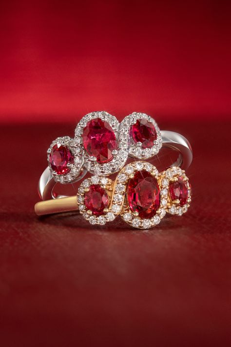 Levian Rings, More Precious Than Rubies, Red Gems, Gold Shop, Product Shoot, Le Vian, All Gems, Star Ruby, Gold Top