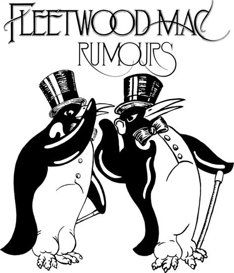 Mac Tattoo, Penguin Tattoo, Music Tattoo, Music Artwork, Band Logos, Music Memes, Fleetwood Mac, Music Poster, Tattoos And Piercings