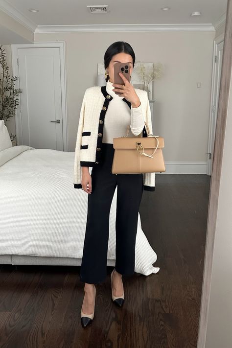 Formal Sweaters For Women, Work Formal Outfit, Classic Jackets For Women, Work Jackets Women, Formal Outfit For Work, Spring Elegant Outfits, Formal Work Outfits Women, Fall Work Clothes, Fashion Outfits Work