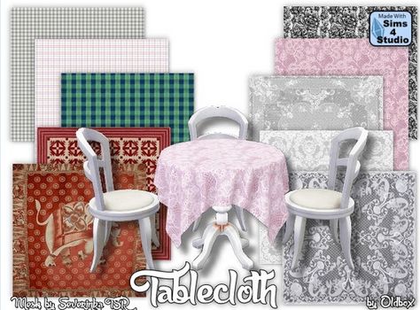 Sims 4 Tablecloth, Sims 4 Cc Decor, Sims 4 Downloads, Sims 4 Houses, Sims House, Sims 4 Cc, Custom Content, The Sims 4, Fine Dining