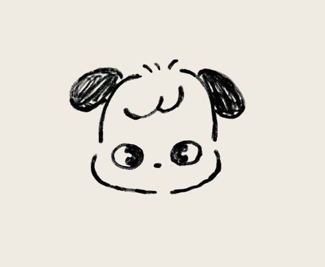 Pochacco Icons Black, Seungmin Tattoo, Pochacco Doodle, Stray Kids Doodles, Pochacco Tattoo, Pochacco Drawing, Seungmin Pochacco, Seungmin Drawing, Skz Tattoo Ideas