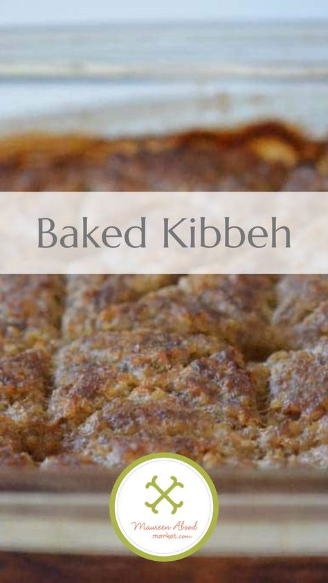 Baked Kibbeh is a Lebanese tradition and a favorite way to make kibbeh. This savory dish fills the kitchen with an unforgettably delicious aroma while it’s baking. We like to eat kibbeh raw (kibbeh nayeh) the first day it’s made, then bake it in a sahnieh the next day. Kibbee Lebanese, Baked Kibbeh Recipe Lebanese, Kibe Recipe, Kibeh Lebanese, Lebanese Kibbeh Recipe, Kibbeh Nayeh Recipe, Baked Kibbeh Recipe, Kibbeh Nayeh, Lebanese Food Recipes