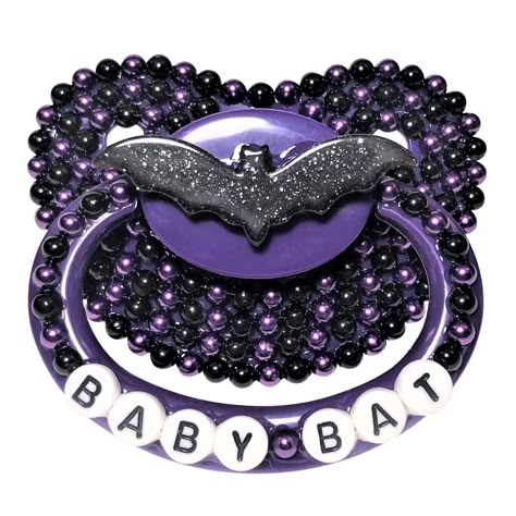 Bling Pacifier, Adult Pacifier, Gothic Baby, Pony Birthday Party, Goth Baby, Baby Bats, Baby Bling, Puppies And Kitties, Little Outfits