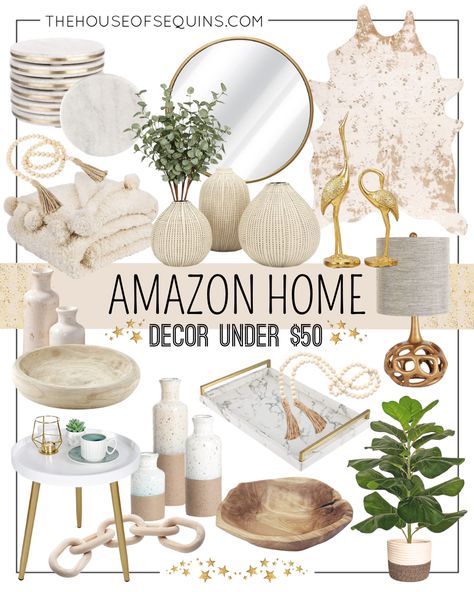 Neutral Amazon Home Decor, First Home Ideas, Beige Apartment, Amazon Home Must Haves, Best Of Amazon, Boho Apartment, Amazon Home Finds, Amazon Decor, Amazon Favorites