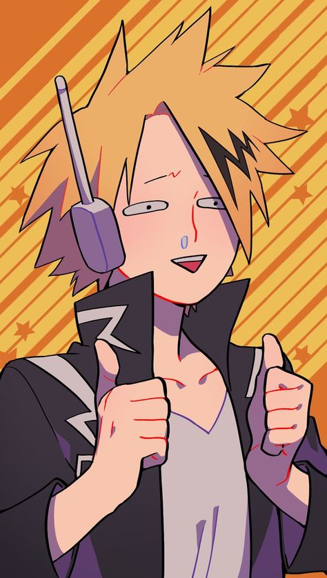 Boku no Hero Academia || Kaminari Denki aka electric cinnamon roll Human Pikachu, Academia Wallpaper, My Hero Academia Memes, Hero Wallpaper, Buko No Hero Academia, My Hero Academia Episodes, Hero Academia Characters, My Hero Academia Manga, Izuku Midoriya