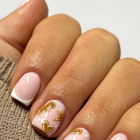 𝕮𝖆𝖗𝖗𝖎𝖊 𝕭𝖔𝖍𝖆𝖓 🩷 on Instagram Biab Designs, October Nails, Instagram Christmas, 2023 Christmas, Hair Skin Nails, October 31, Mani Pedi, Hair Skin, How To Do Nails