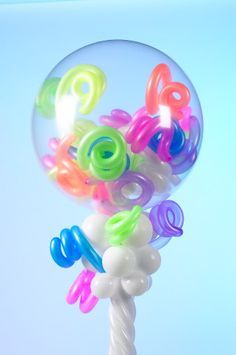 Noodle balloon Column Balloon Inside Balloon, Splatoon Party, Balloon Creations, Balloon Crafts, Balloon Display, Balloon Arches, Balloon Ideas, Balloon Arrangements, Love Balloon