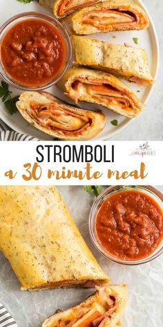 Meal Prep Pizza, Easy Stromboli, Pizza Stromboli, Stromboli Recipe Easy, Resep Makanan Beku, Pizza Vegetariana, Resep Pizza, Makanan Italia, Stromboli Recipe