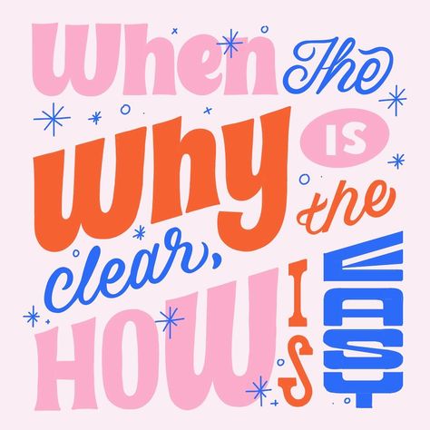 ✨ A close up of this one: When the why is clear, the how is easy. 👏 Honestly, figuring out my ‘why’ has been a game-changer. Whether it’s upping my lettering/design game, pushing forward in my business, personal growth, or staying on top of my health, knowing why I’m working makes all the difference. It’s like the secret sauce to making things happen without feeling overwhelmed. 🙌 👍 here’s to a year filled with purpose, passion and a lot of having fun magic 🪄☺️ P.S. sometimes I make a desi... Video Game Font, New Year Lettering, Fonts Retro, Playful Lettering, Fun Lettering, Inspiration Typographie, My Why, Christmas Fonts Free, Game Font