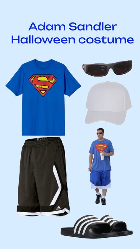 Adam Sandler Halloween costume #adamsandler Adam Sandler Halloween, Adam Sandler Party, Adam Sandler, Holiday Parties, Halloween Costume, Halloween Costumes, Party Ideas, Holidays, Halloween