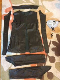 Refashion Co-op: Leather jacket refashion Upcycled Leather Jacket, Upcycled Jackets, Pleather Jacket, Repurposed Clothing, Upcycled Leather, Altering Clothes, Stylish Jackets, Recycle Clothes, Fashion Hacks Clothes