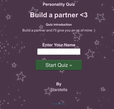 Build a partner and I'll give you an oc of mine :) Interesting Quizzes, Apps For Teens, Cute Website, Fun Quizzes To Take, Learn Japanese Words, Fun Test, Quizzes For Fun, Human Decency, Online Quiz