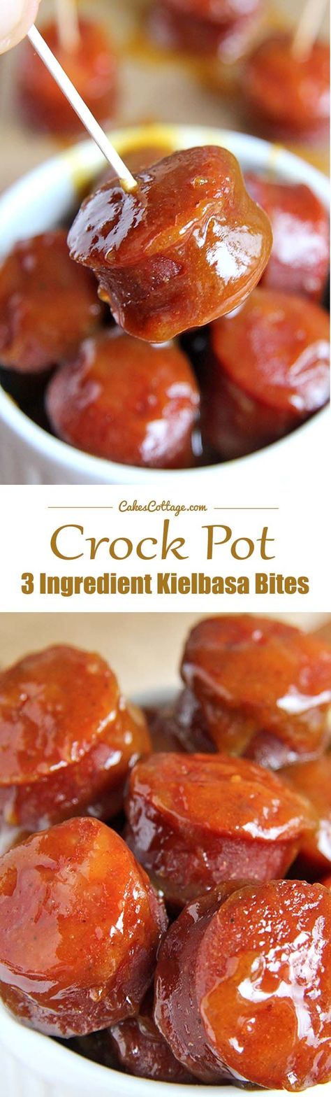 Smoked Sausage With Apricot Preserves, Sausage App, Crock Pot Kielbasa, Crockpot Kielbasa, Kielbasa Bites, Apricot Preserves, Crockpot Recipe, Apricot Jam, Kielbasa