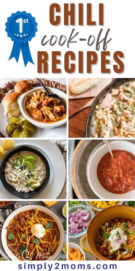 Chilli Cook Off Recipes, Chili Cook Off Recipes, Chili Contest Recipes, Cook Off Recipes, Chili Cookoff Recipes, Crockpot Chicken Chili Recipes, Healthy Chili Recipe Turkey, White Chicken Chili Healthy, Turkey Chili Healthy